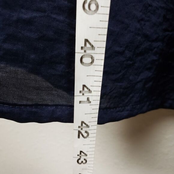 Lane Bryant flowy  navy maxi skirt - Picture 6 of 8